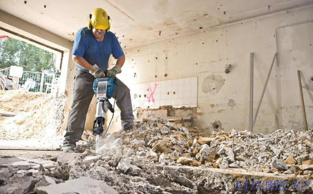 Dismantling of all kinds. Demolition of houses buildings baths garage. Equipment Kamaz Zil Almaty - photo 3