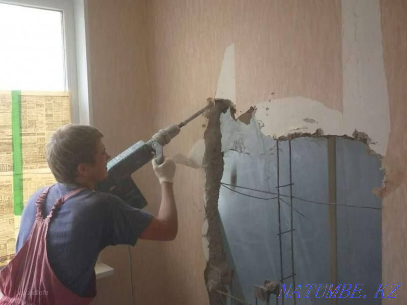 Dismantling of all kinds. Demolition of houses buildings baths garage. Equipment Kamaz Zil Almaty - photo 2