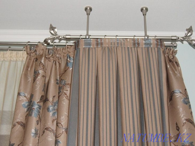 INSTALLATION of curtain rods, TV BRACKETS, curtains, chandeliers, horizontal bars Aqtau - photo 3