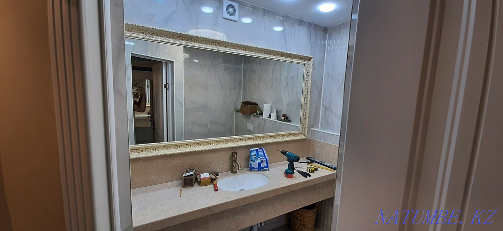 INSTALLATION of curtain rods, TV BRACKETS, curtains, chandeliers, horizontal bars Aqtau - photo 6