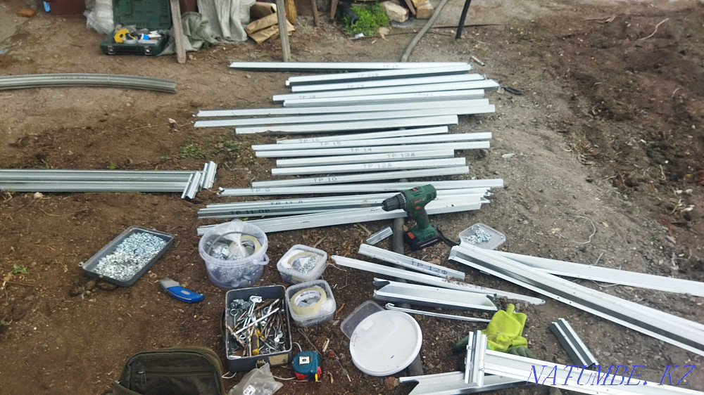 Installation and repair of greenhouses. As well as visors and canopies made of polycarbonate Karagandy - photo 5