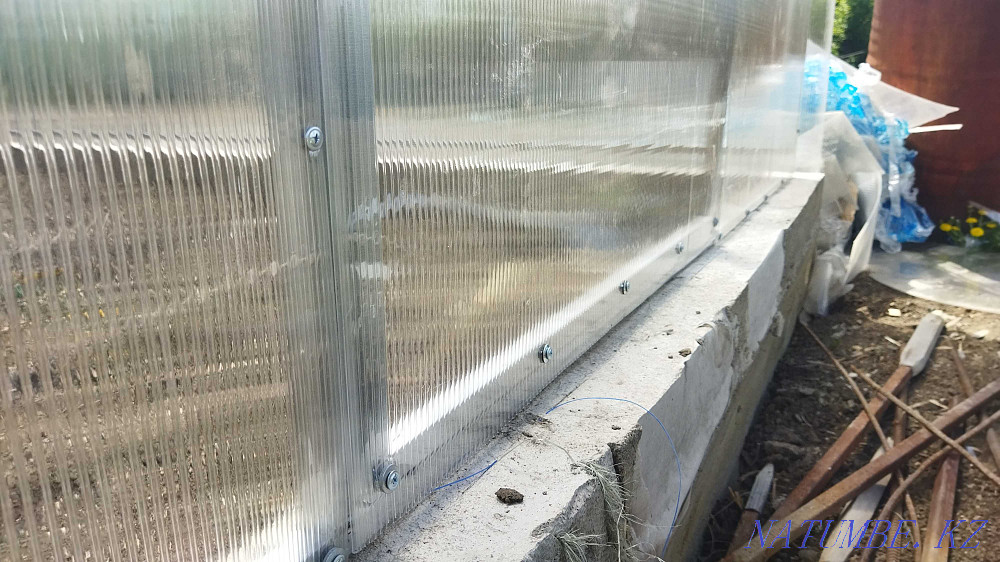 Installation and repair of greenhouses. As well as visors and canopies made of polycarbonate Karagandy - photo 2
