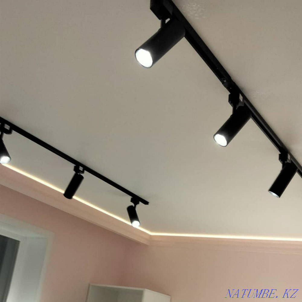 Натяжной потолок недорого! Кермелі т?белер! Созылмалы т?белер! Потолок Алматы - изображение 1