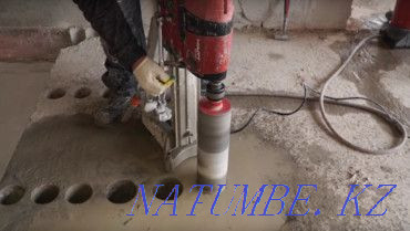 Алмазное сверление бурение бетона стен,плит, фундамента и т.д. Экибастуз - изображение 4