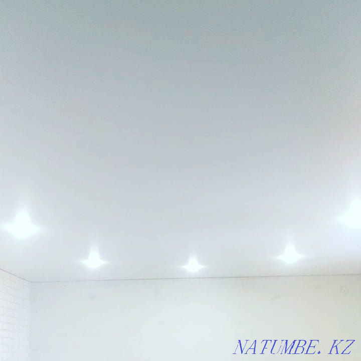 Натяжные потолки 2000тг за квадрат. изготовление и установка Семей - изображение 5