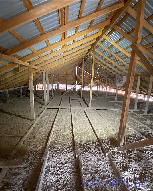 Roof insulation with high-quality ECO wool  - photo 4