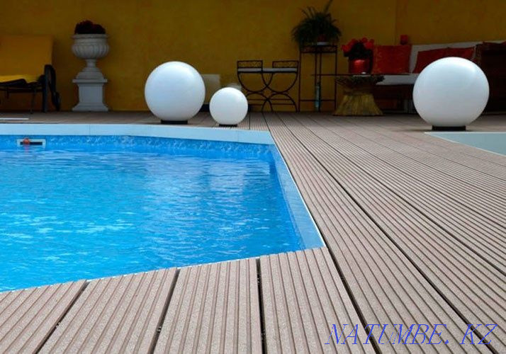 Fabrication and installation Terraces, awnings, gazebos, WPC podiums, Almaty - photo 1