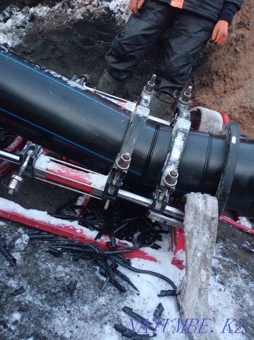 Пайка трубы СдР (ПНД) от 63 до315 диаметр. Вазмонжно выезд в Регионы. Астана - изображение 8