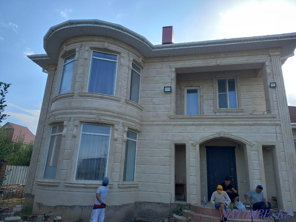 Сұйық травертин (жұмыс + материал)  Алматы - изображение 2