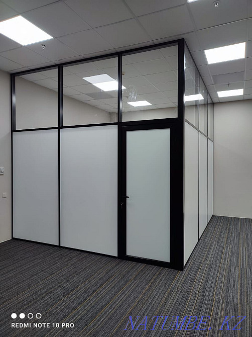 Glass, aluminum partitions Astana - photo 7