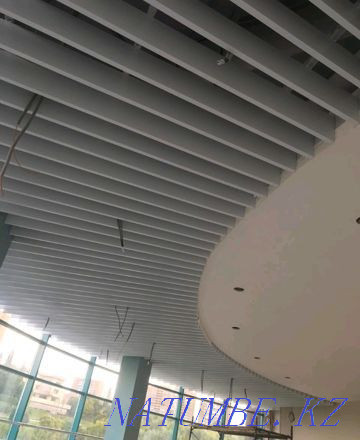 Installation of suspended ceilings, armstrong, grilyato, slatted Astana - photo 3