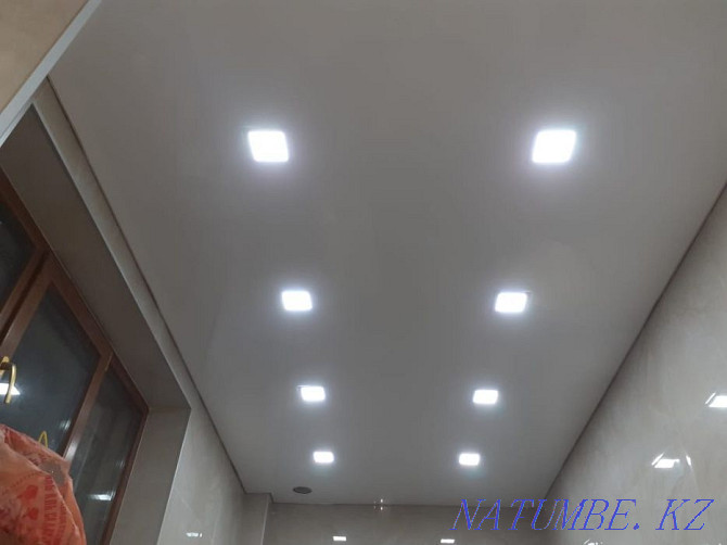 Stretch ceilings Production and installation Lighting Components Отеген батыра - photo 2
