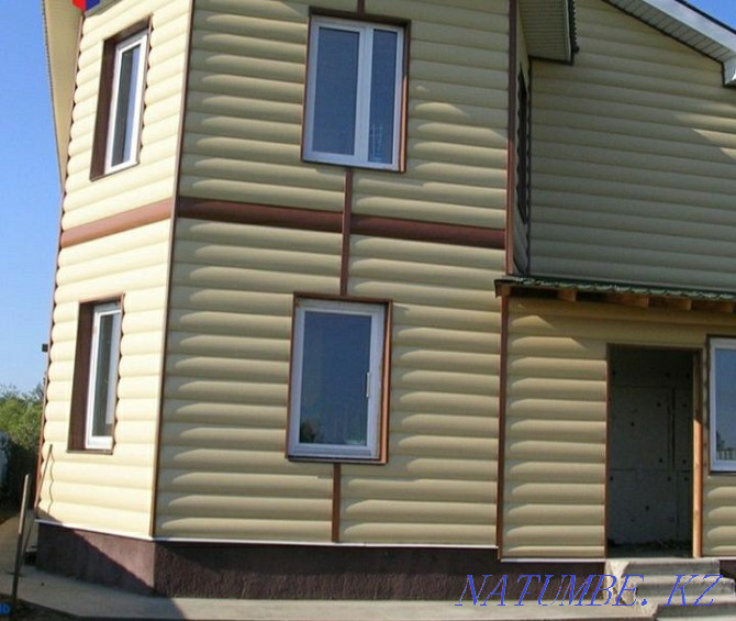 Сидинг аз 1850 тенге. Фасадҳои Soffits Blockhouse НАВ Астана - photo 3