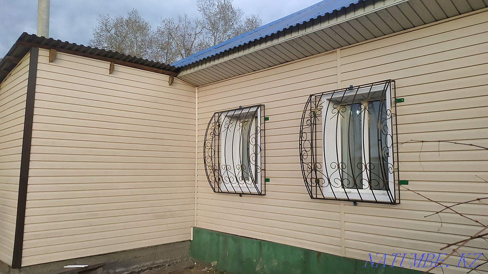 Установка сайдинга, откосов, металлические решётки Семей - изображение 7