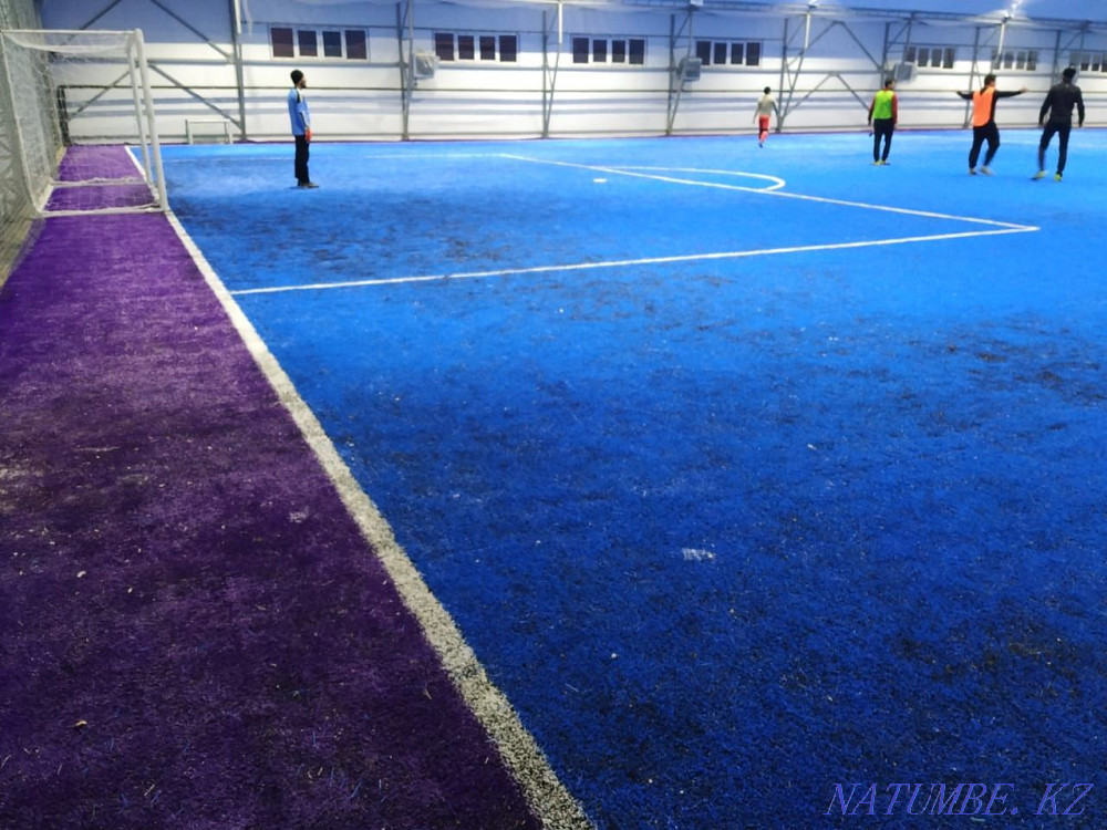 Installation of artificial turf Turkestan - photo 4
