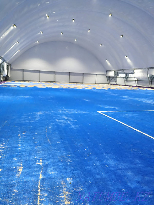 Installation of artificial turf Turkestan - photo 8