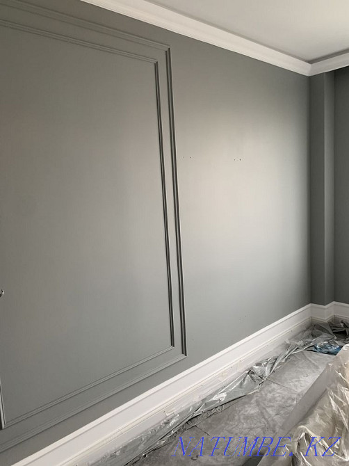 High-quality airless painting of walls, ceilings, repairs Astana - photo 3
