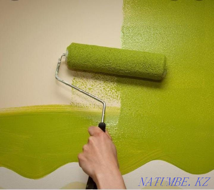 Painting, whitewashing walls and ceilings, turnkey repairs Almaty - photo 1