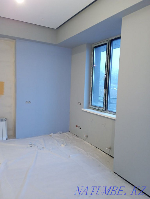 Wallpaper, emulsion seaming, painting Almaty - photo 3