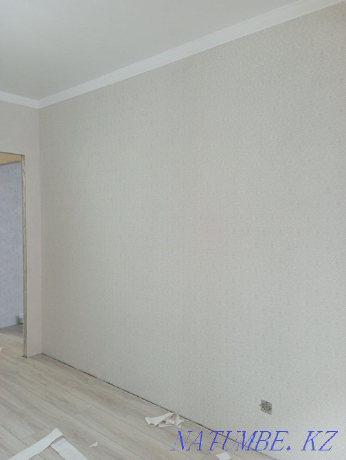 Wallpaper, emulsion seaming, painting Almaty - photo 7
