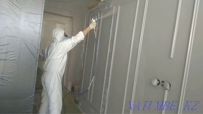 Painting whitewash paintspray airless painting Almaty - photo 1