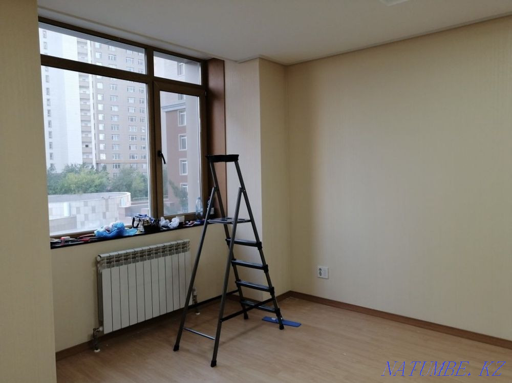 Покраска побелка краскапультом безвоздушная покраска Алматы - изображение 4