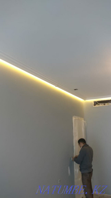 Побелка квартир, офисов от 250 тг ,водоэмульсией , колером . Астана - изображение 6