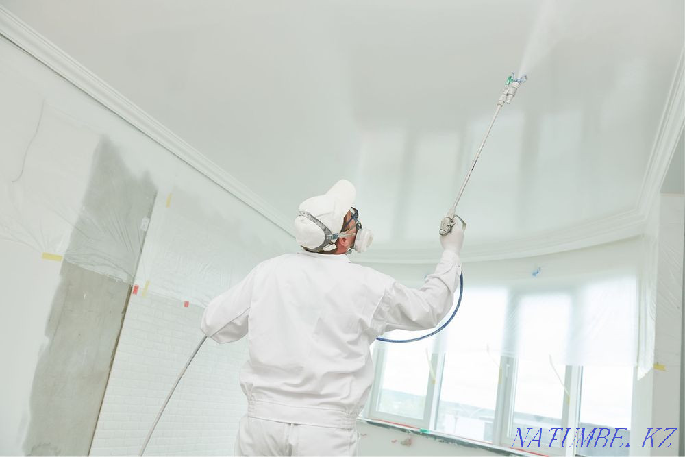 Painting, whitewashing, rolling walls and ceilings Almaty - photo 1