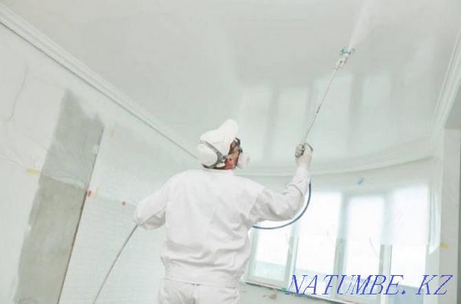 Painting. Wall painting. Molar work. Vishless. Wall whitewashing. Ust-Kamenogorsk - photo 5
