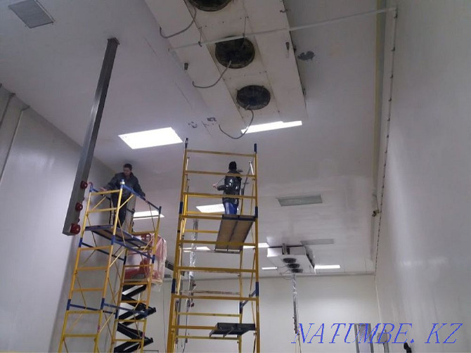 Painting whitewashing warehouse workshop hangar commercial premises apartment Almaty - photo 6