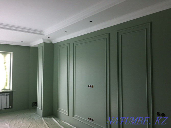 Painting whitewashing walls and ceilings of apartments, office buildings Almaty - photo 6
