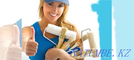 Apartment renovation, putty, painting, wallpaper Aqtau - photo 1