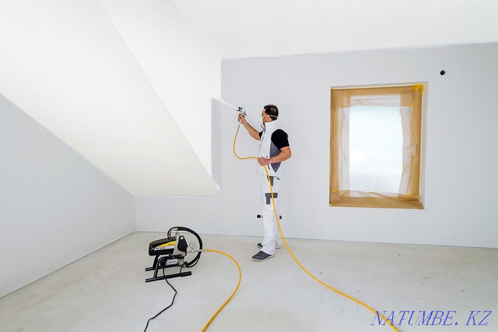 Painting whitewash painting walls and ceilings in Almaty Almaty - photo 1