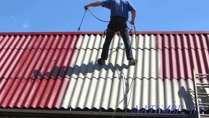 Airless roof painting Almaty - photo 2