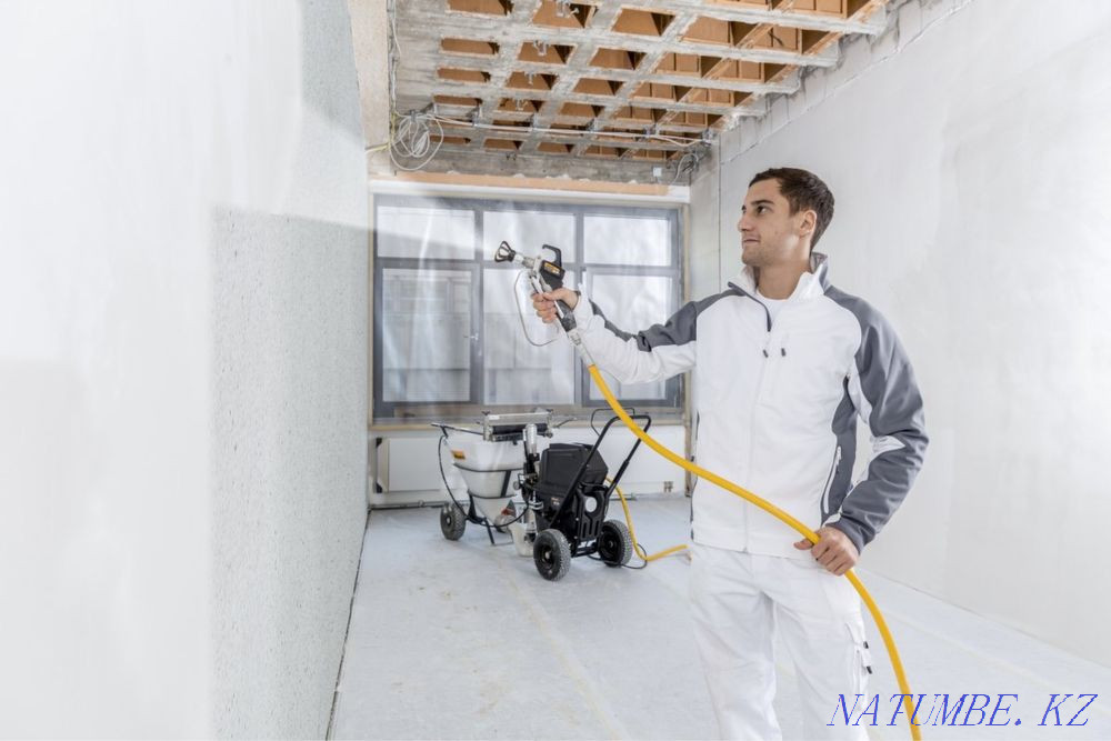 Painting whitewash walls and ceilings Almaty - photo 1