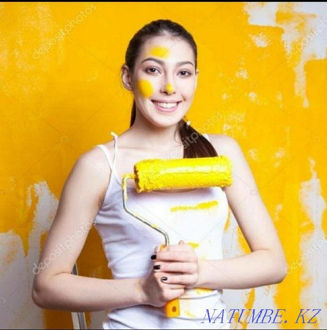 Painting Whitewashing of walls and ceilings in Almaty 24/7 Almaty - photo 1
