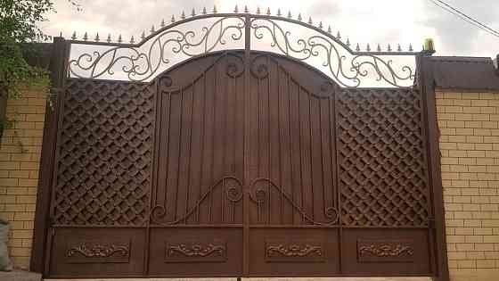 Покраска ворот . Shymkent