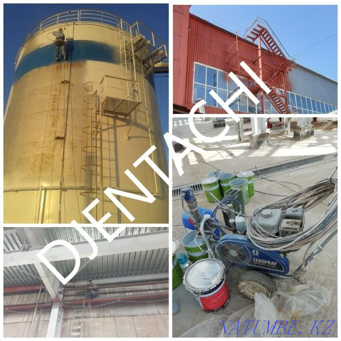Roof painting, facade painting, metal structure painting. Almaty - photo 3