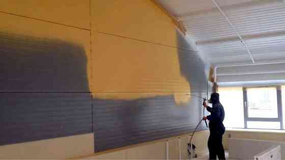 Профессиональная покраска стен и потолков безвоздушным методом Алматы