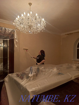 Painting, whitewashing walls and ceilings, turnkey repairs Almaty - photo 5