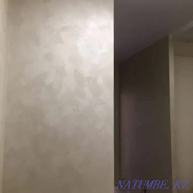 Wet silk wallpaper gesso paint laminate Almaty - photo 6