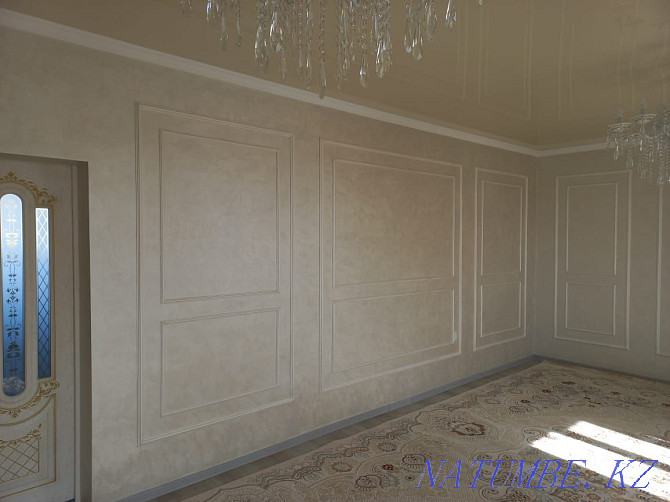 Wet silk wallpaper gesso paint laminate Almaty - photo 7