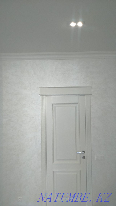 Мокрый шелк обой левказ краска ламинад Алматы - изображение 1