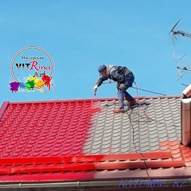 Roof painting in Almaty Almaty - photo 2