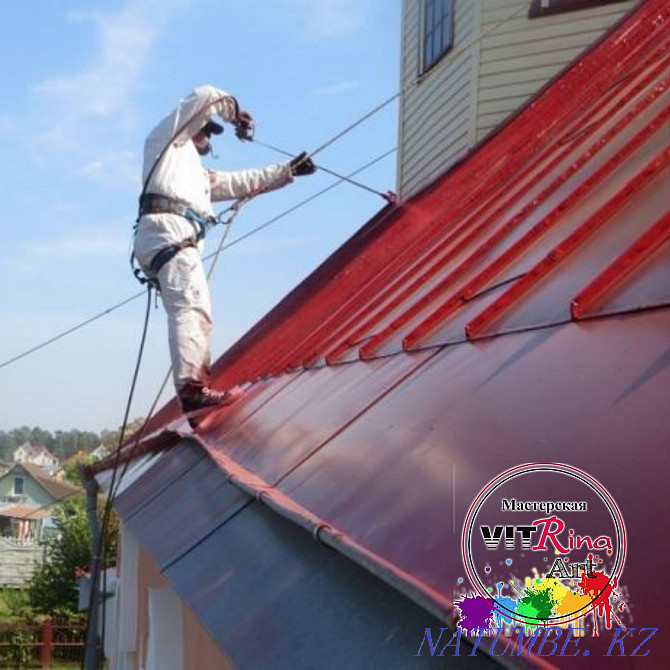 Roof painting in Almaty Almaty - photo 1