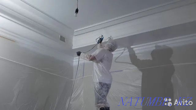 Airless painting of walls and ceilings, floors and facades Shymkent - photo 3