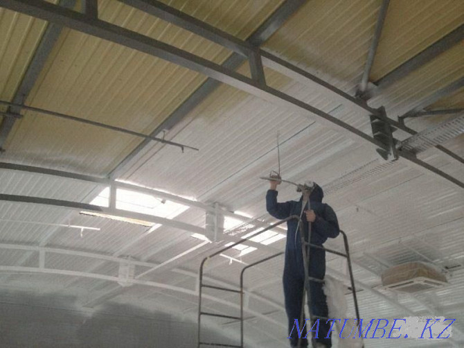Покраска побелка стен и потолков безвоздушным методом Покраска Побелка Алматы - изображение 2