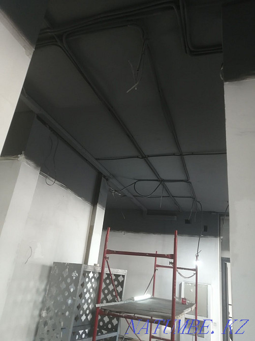 Wall painting ceiling, office, facade airless wall painting cheap Astana - photo 4