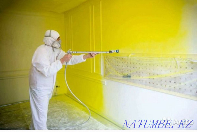 Painting work with a spray gun. Super fast! Qualitatively! Semey - photo 1