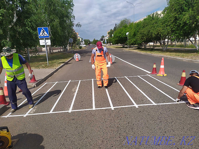 Application of road markings Astana - photo 3